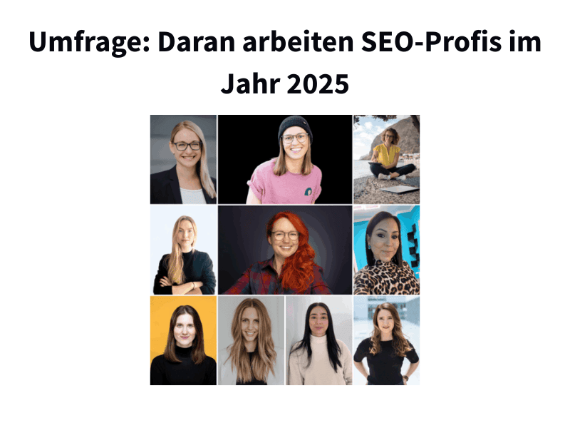 Umfrage im Content Performance Podcast